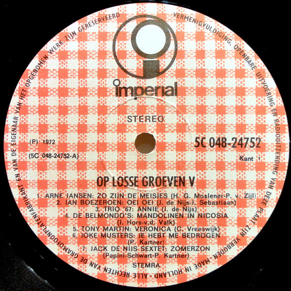 Various - Op Losse Groeven 5 (LP)