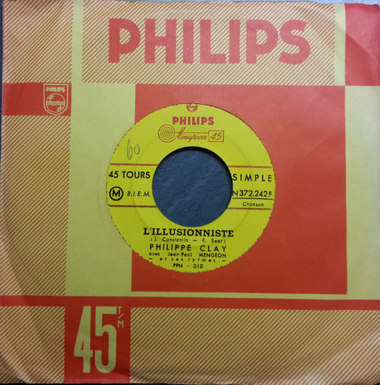 Philippe Clay - Le Danseur De Charleston Vinyl Singles Vinyl (VG) <br> Hoes Generic