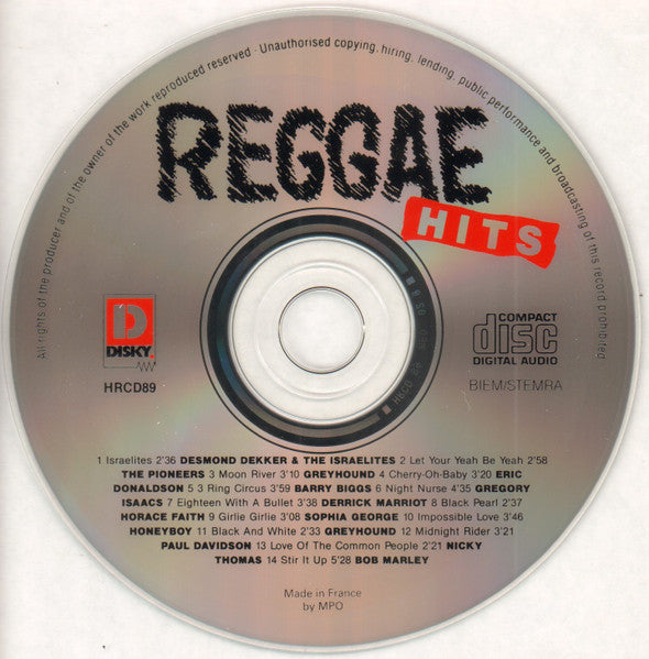 Various - Reggae Hits (CD) 70549 FF Nakijken