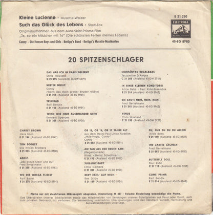 Conny Froboess - Kleine Lucienne (B-Keus) Vinyl Singles Vinyl Goed / Hoes Redelijk