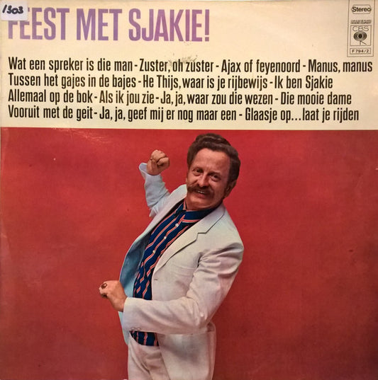 Sjakie Schram - Feest Met Sjakie (LP) 50235 Vinyl LP VINYLSINGLES.NL
