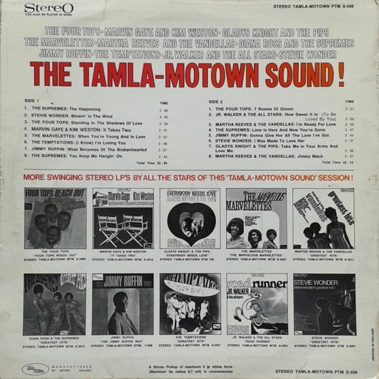 Various - The Tamla-Motown Sound! (LP) Vinyl LP Vinyl Zeer Goed / Hoesje Goed "VINYLSINGLES.NL"