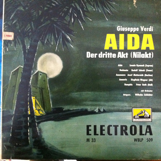 Leonie Rysanek, Rudolf Schock, ... - Giuseppe Verdi: Aida, Der Dritte Akt (Nilakt) (10") Vinyl LP 10" VINYLSINGLES.NL