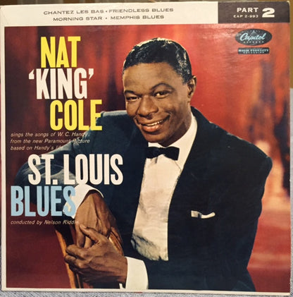 Nat King Cole - St. Louis Blues, Part * Vinyl Singles EP Vinyl Very Good (VG) <br> Hoes Good Plus (G+)