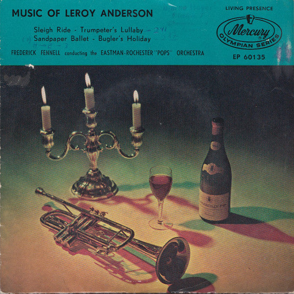 Leroy Anderson, Frederick Fennell - Music Of Leroy Anderson Vinyl Singles Vinyl Very Good (VG) <br> Hoes Good Plus (G+)