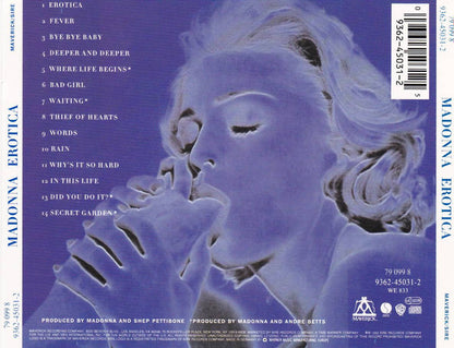 Madonna - Erotica (CD) Compact Disc Goede Staat