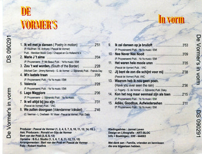 Vormers - In Vorm (CD) Compact Disc Goede Staat