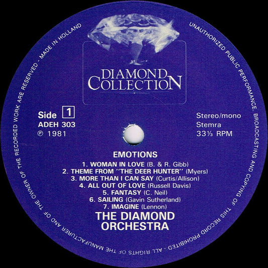Diamond Orchestra - Emotions - 28 Instrumental Dreams (LP)