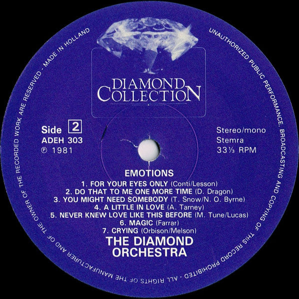 Diamond Orchestra - Emotions - 28 Instrumental Dreams (LP) 49780 Vinyl LP Dubbel VINYLSINGLES.NL