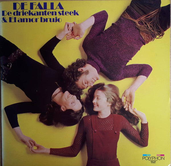 Falla - De Driekanten Steek & El Amor Brujo (LP) Vinyl LP Vinyl Zeer Goed / Hoesje Goed "VINYLSINGLES.NL"