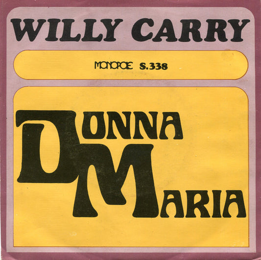 Willy Carry / De Vekes Van Het Bukenhof - Donna Maria 37110 Vinyl Singles Goede Staat