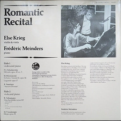 Else Krieg - Romantic Recital (LP)