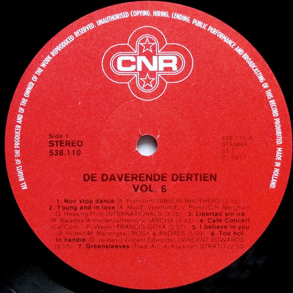 Various - De Daverende Dertien Vol. 6 (LP)