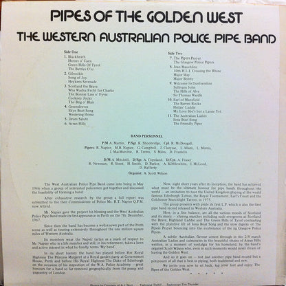 Western Australia Police Pipe Band - Pipes Of The Golden West (LP) 51104 LP Goede Staat