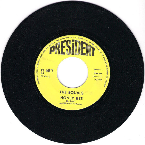 Equals - Honey Bee Vinyl Singles Vinyl Zeer Goed / Hoesje Generic "VINYLSINGLES.NL"