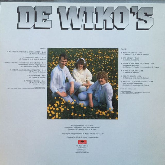 Wiko's - De Wiko's (LP) Vinyl LP Vinyl Zeer Goed / Hoesje Goed "VINYLSINGLES.NL"