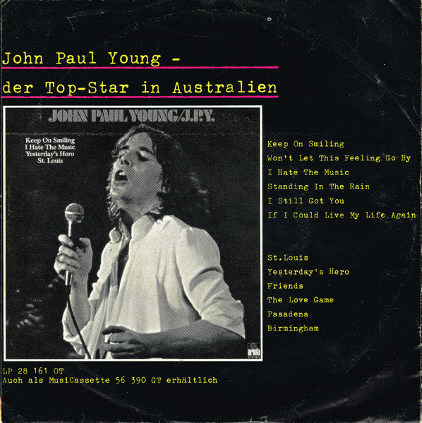 John Paul Young - Standing In The Rain 39438 Vinyl Singles Zeer Goede Staat