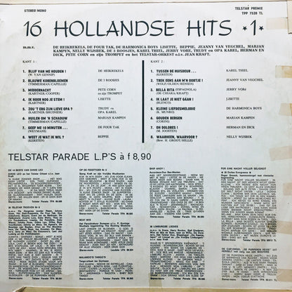 Various - 16 Hollandse Hits 1 (LP) 51111 Vinyl LP Goede Staat