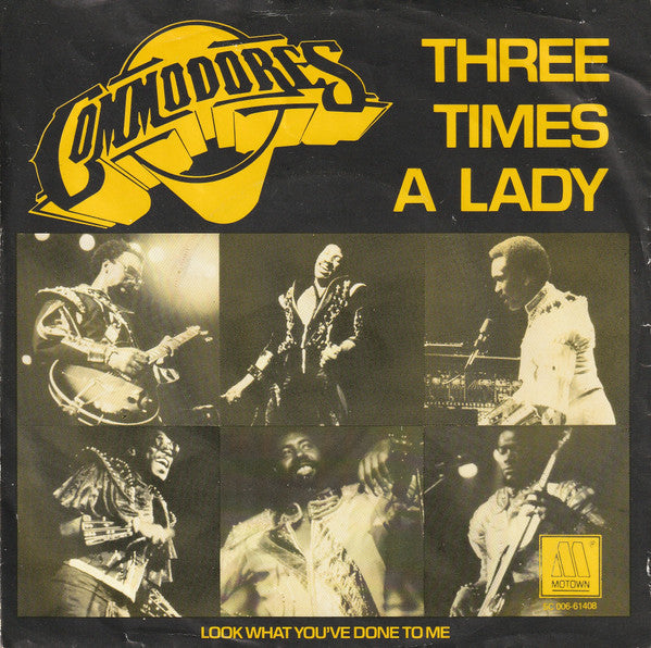 Commodores - Three Times A Lady 17605 Vinyl Singles Goede Staat