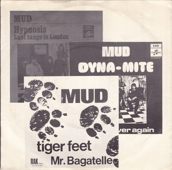 Mud - The Cat Crept In Vinyl Singles Vinyl Very Good (VG) <br> Hoes Good Plus (G+)