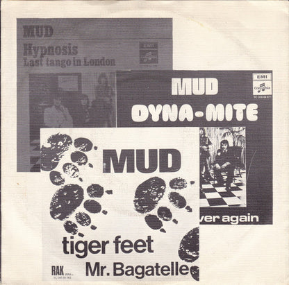 Mud - The Cat Crept In Vinyl Singles Vinyl Very Good (VG) <br> Hoes Good Plus (G+)