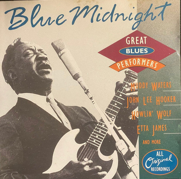 Various - Blue Midnight - Great Blues Performers (CD) Compact Disc Goede Staat