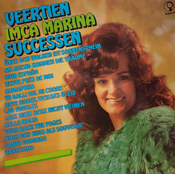 Imca Marina - Veertien Imca Marina Successen (LP) Vinyl LP Vinyl Very Good (VG) <br> Hoes Good Plus (G+)