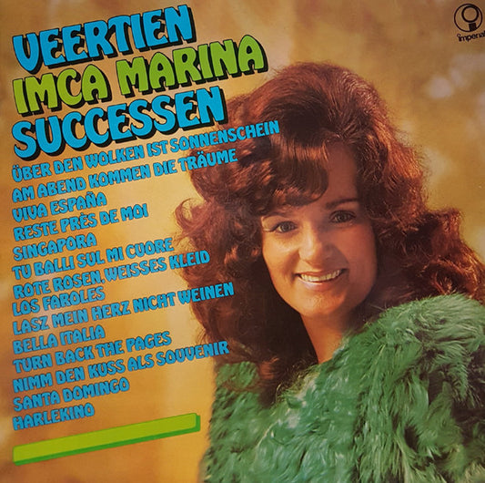 Imca Marina - Veertien Imca Marina Successen (LP) Vinyl LP Vinyl Very Good (VG) <br> Hoes Good Plus (G+)