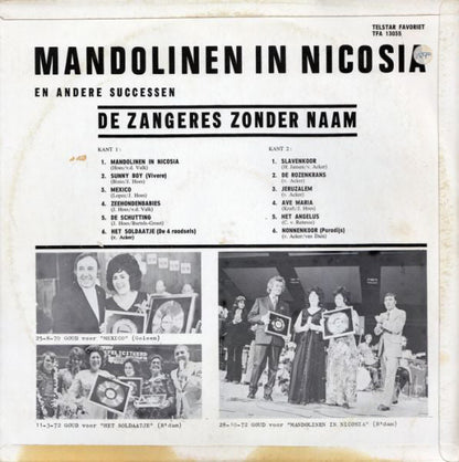 Zangeres Zonder Naam - Mandolinen In Nicosia (LP) 51012
