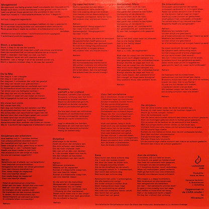 Stem Des Volks - De Rooden Roepen (LP) Vinyl LP Vinyl Very Good (VG) <br> Hoes Good Plus (G+)