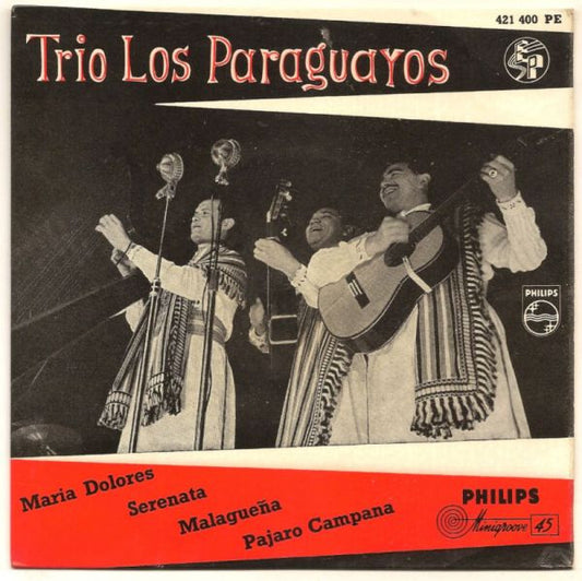 Trio Los Paraguayos - Maria Dolores Vinyl Singles Vinyl Very Good (VG) <br> Hoes Good Plus (G+)