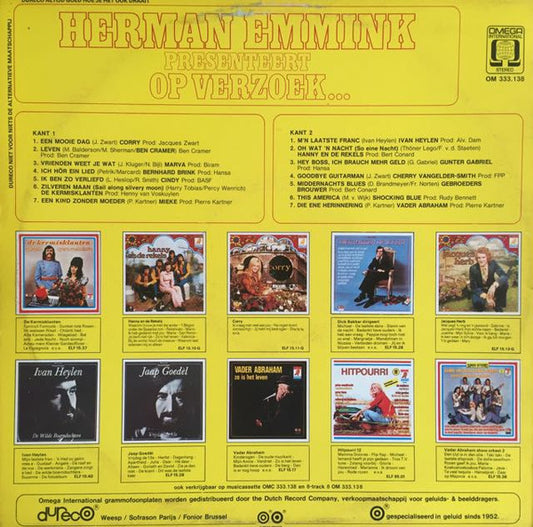 Various - Herman Emmink Presenteert Op Verzoek (LP) Vinyl LP Vinyl Zeer Goed / Hoesje Goed "VINYLSINGLES.NL"