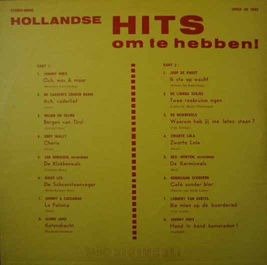 Various - Hits Om Te Hebben! (LP) 50904