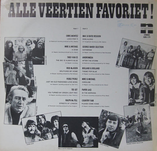 Various - Alle Veertien Favoriet! 1 (LP)