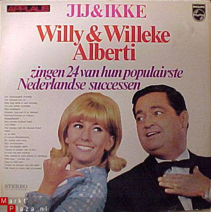 Willy & Willeke Alberti - Jij & Ikke (LP) Vinyl LP Vinyl Very Good (VG) <br> Hoes Good Plus (G+)