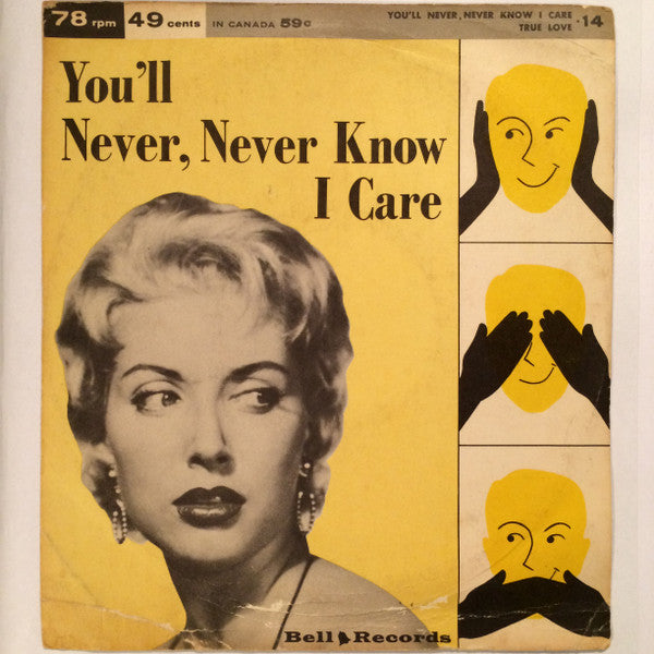 Steve Evan & Anne Lloyd, Jimmy Carroll And His Orchestra / Bob Miller , Michael Stewart Quartet - True Love / You'll Never Know I Care Vinyl Singles Vinyl Very Good (VG) <br> Hoes Good Plus (G+)