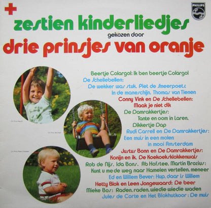 Various - Zestien kinderliedjes gekozen door drie prinsjes van Oranje (LP) 40922 Vinyl LP Goede Staat