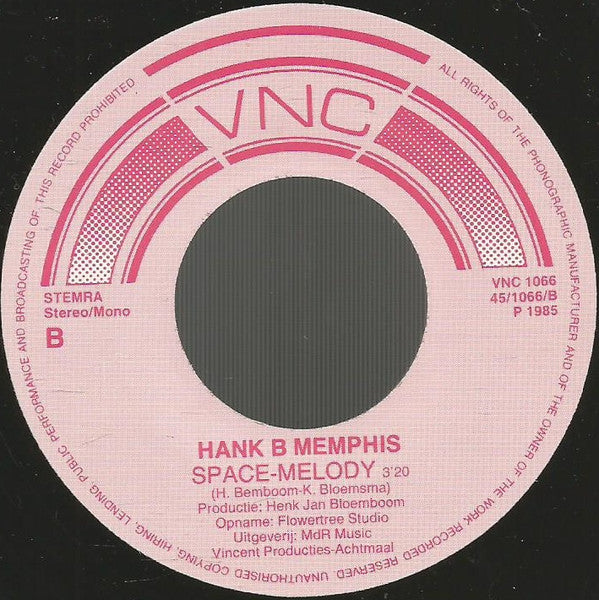 Hank B. Memphis - Hallo Pap Vinyl Singles Vinyl Goed / Hoes Generic