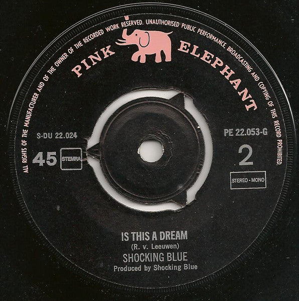 Shocking Blue - Blossom Lady Vinyl Singles Vinyl Very Good (VG) <br> Hoes Generic