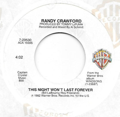 Randy Crawford - Nightline 39147 Vinyl Singles Goede Staat