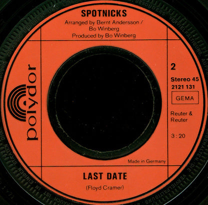 Spotnicks - If You Could Read My Mind Vinyl Singles Vinyl Very Good (VG) <br> Hoes Generic