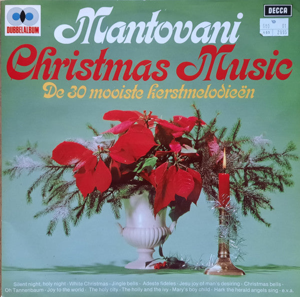 Mantovani – Christmas Music - De 30 Mooiste Kerstmelodieën (LP) 51422 Vinyl LP Dubbel Goede Staat ++