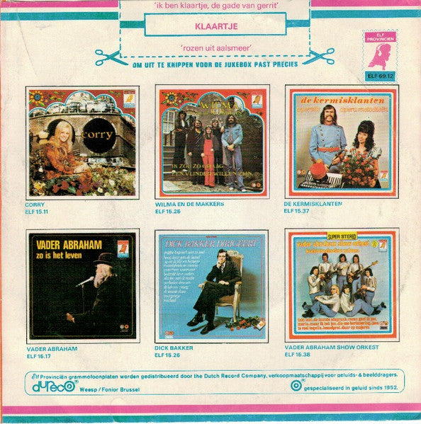 Klaartje - Ik Ben Klaartje, De Gade Van Gerrit Vinyl Singles Vinyl Very Good (VG) <br> Hoes Good Plus (G+)