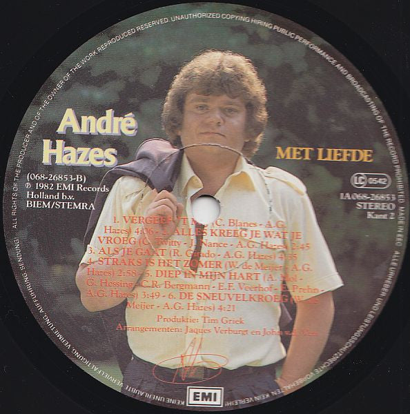 André Hazes - Met Liefde (LP)