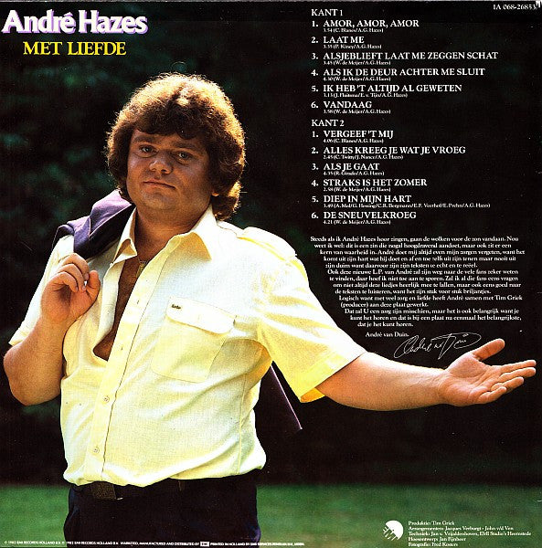 André Hazes - Met Liefde (LP)