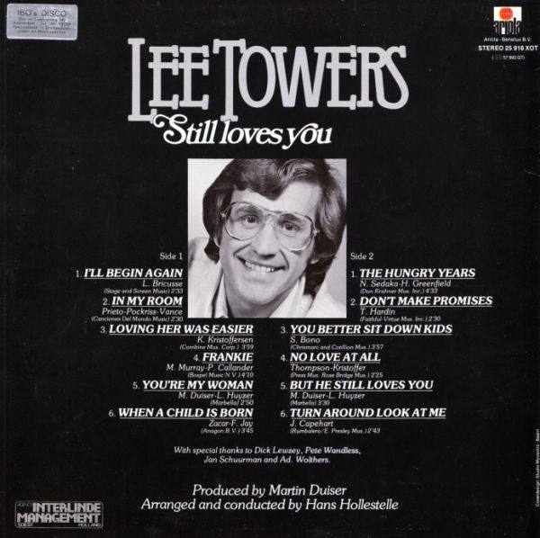 Lee Towers - Still Loves You (LP) 47011 Vinyl LP Goede Staat