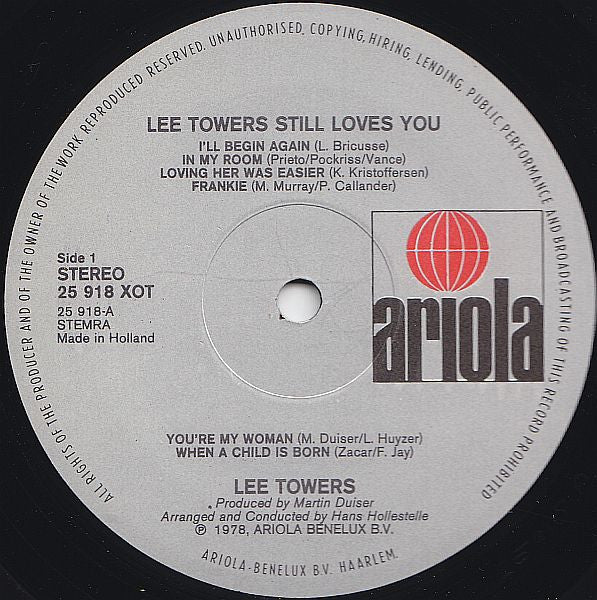 Lee Towers - Still Loves You (LP) 47011 Vinyl LP Goede Staat