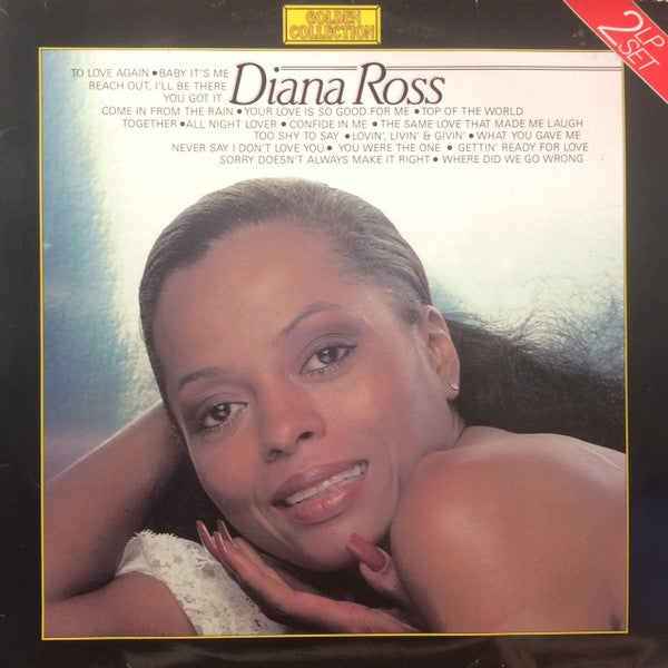 Diana Ross - Golden Collection (LP) Vinyl LP Dubbel Vinyl Very Good (VG) <br> Hoes Good Plus (G+)