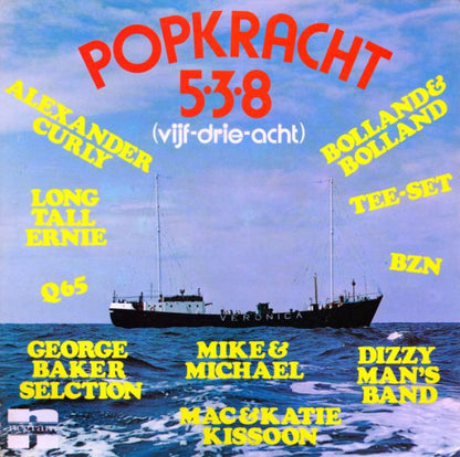 Various - Popkracht 538 (Vijf-Drie-Acht) (LP) Vinyl LP Vinyl Very Good (VG) <br> Hoes Good Plus (G+)