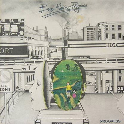 Progress - Busy Making Progress (LP) Vinyl LP Vinyl Very Good (VG) <br> Hoes Good Plus (G+)